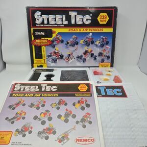Vintage ‘93 REMCO Steel Tec Construction & Road Vehicles Motorized System #7030